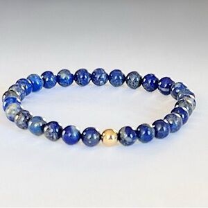 Lapislázuli elastic  bracelet